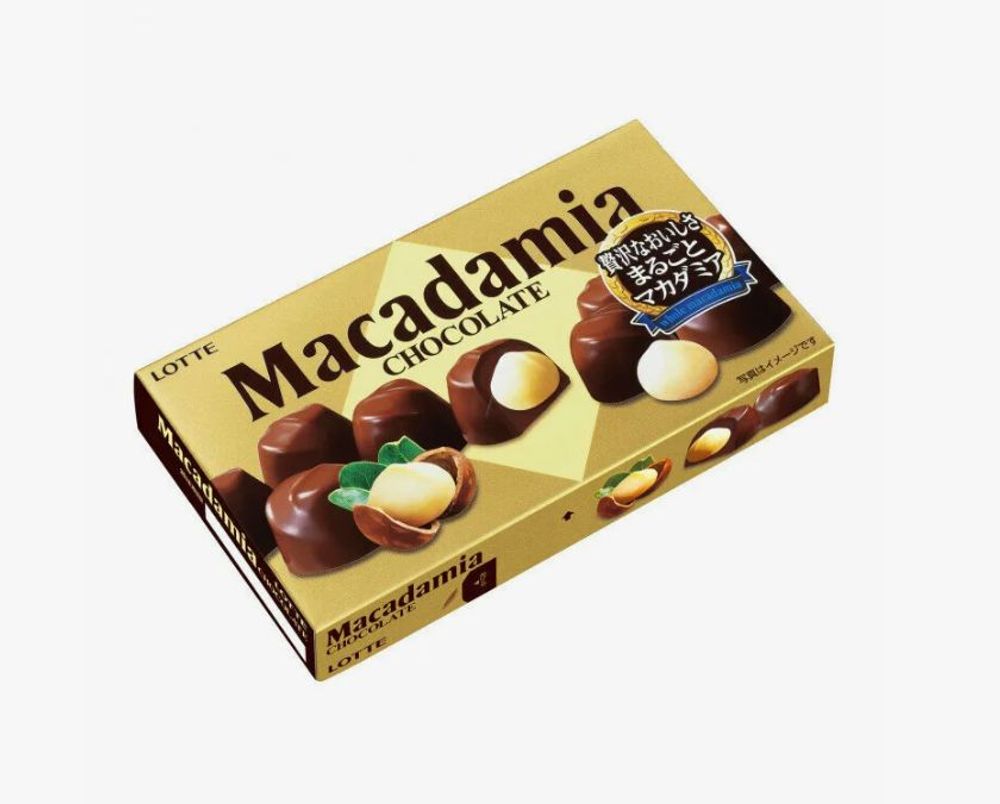 Макадамия в шоколаде "Lotte", 67гр