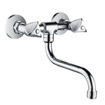 Смеситель для кухни, РМС, с кран-буксой, хром, SL119-361