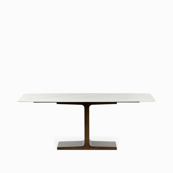 Обеденный стол Axen 200х95 белая керамика