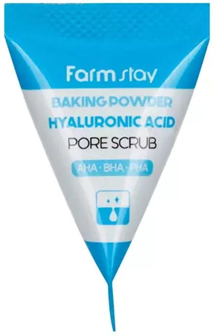 Скраб в пирамидках с содой и гиалуроновой кислотой FarmStay Baking powder hyaluronic, 7 г