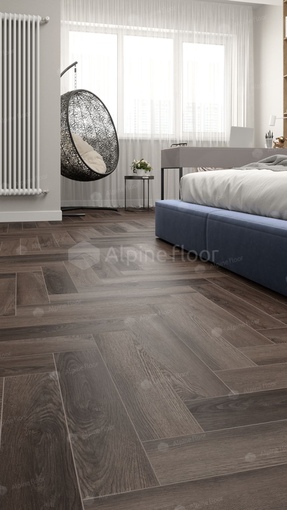 Кварцвиниловая плитка Alpine Floor Parquet LVT Фафнир ECO 16-16