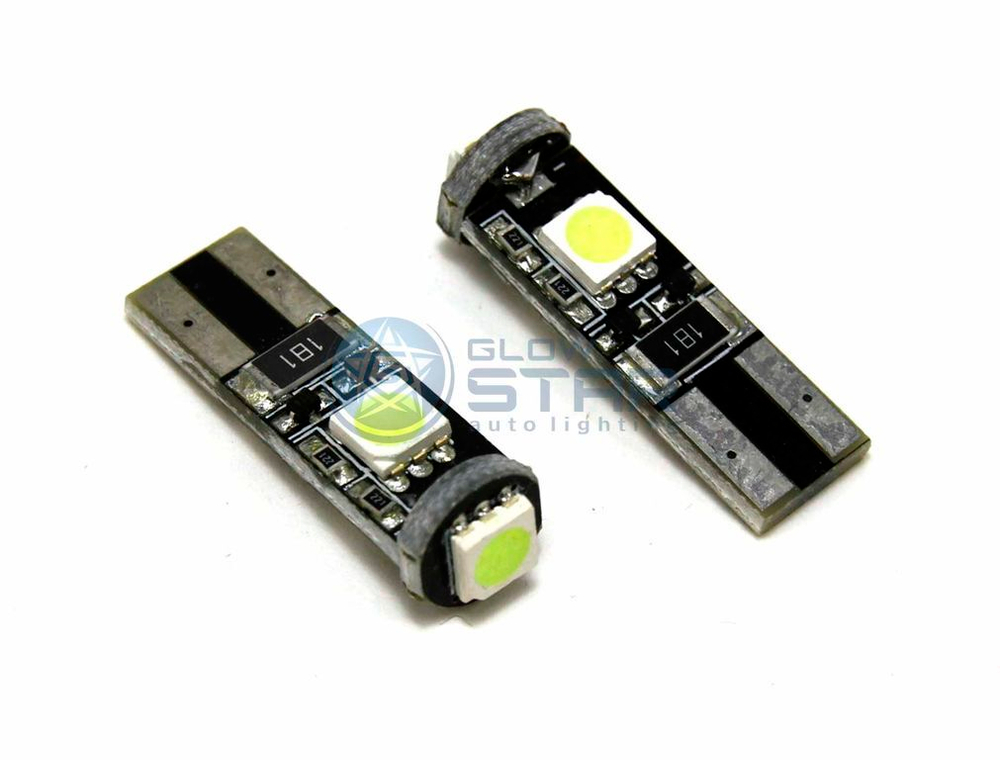 Светодиодная лампа T10-5050-3SMD Canbus, 1шт