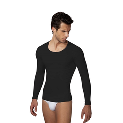 Мужской лонгслив черный  Doreanse 2955