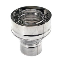 Оголовок сэндвич 160-260 толщина металла 0,5-0,5 нержавеющая сталь-оцинкованная сталь