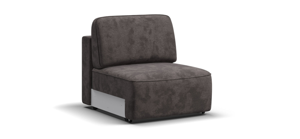 Кресло KING MODOOL Велюр Alkantara серый