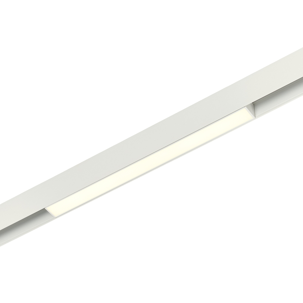 Трековый магнитный светодиодный светильник 10W 48V MyFar Flow MT0210-10W4K-W