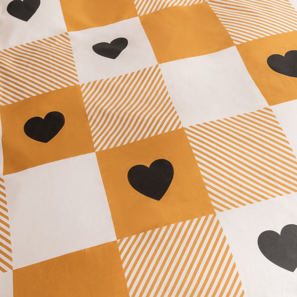 Комплект постельного белья Делюкс Сатин 100% хлопок на резинке LR437