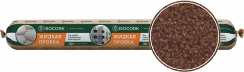 ISOCORK Однокомпонентный герметик из пробковой крошки и эластичного связующего ПГ14С500 цвет натуральный (жидкая пробка)