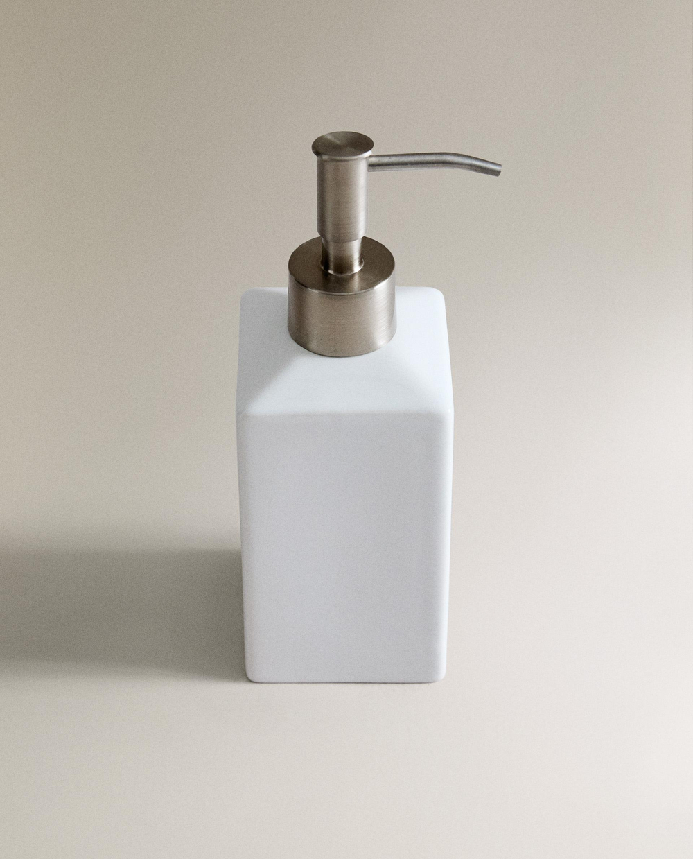 Zara Home дозатор для жидкого мыла, фаянс, белый