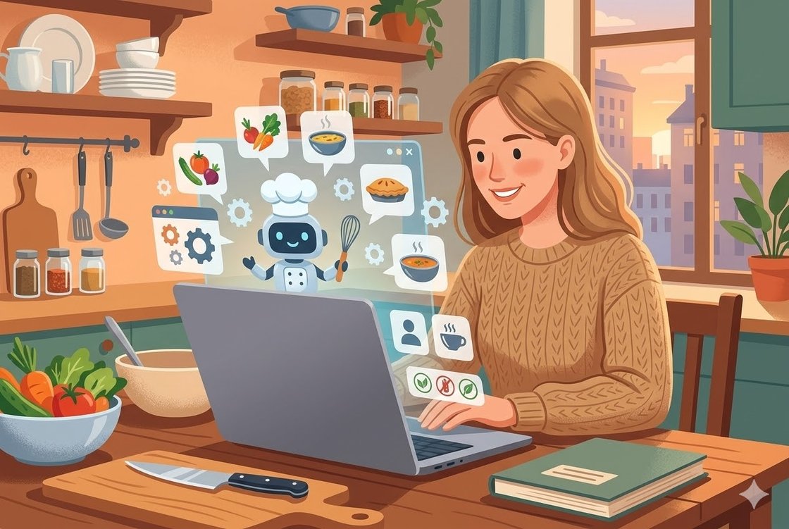 На Food.ru появился ИИ-помощник для персонализированного поиска рецептов