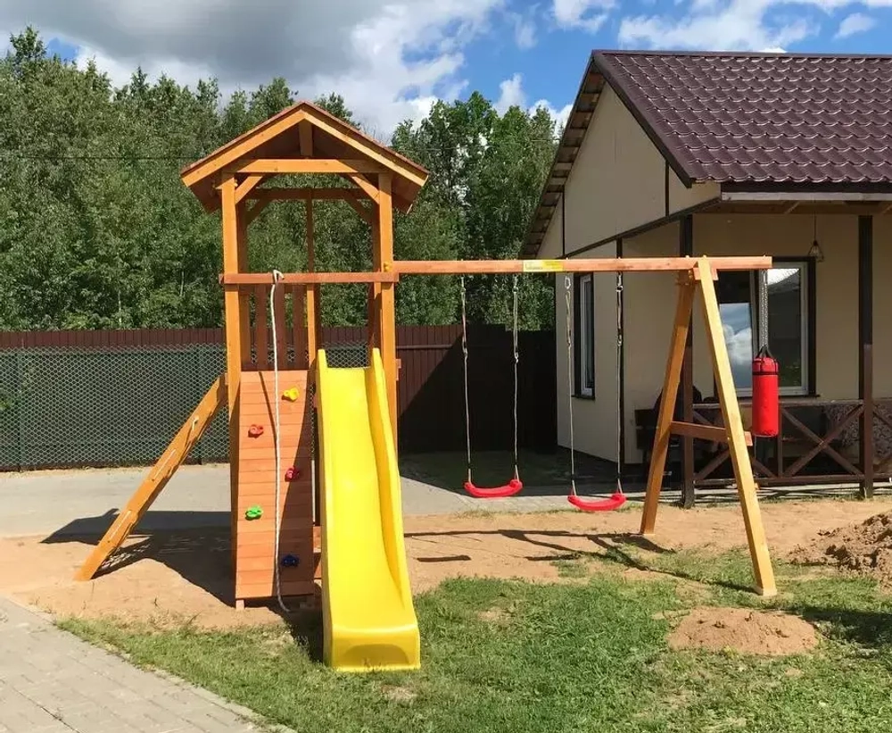 Детская деревянная площадка Савушка - 4