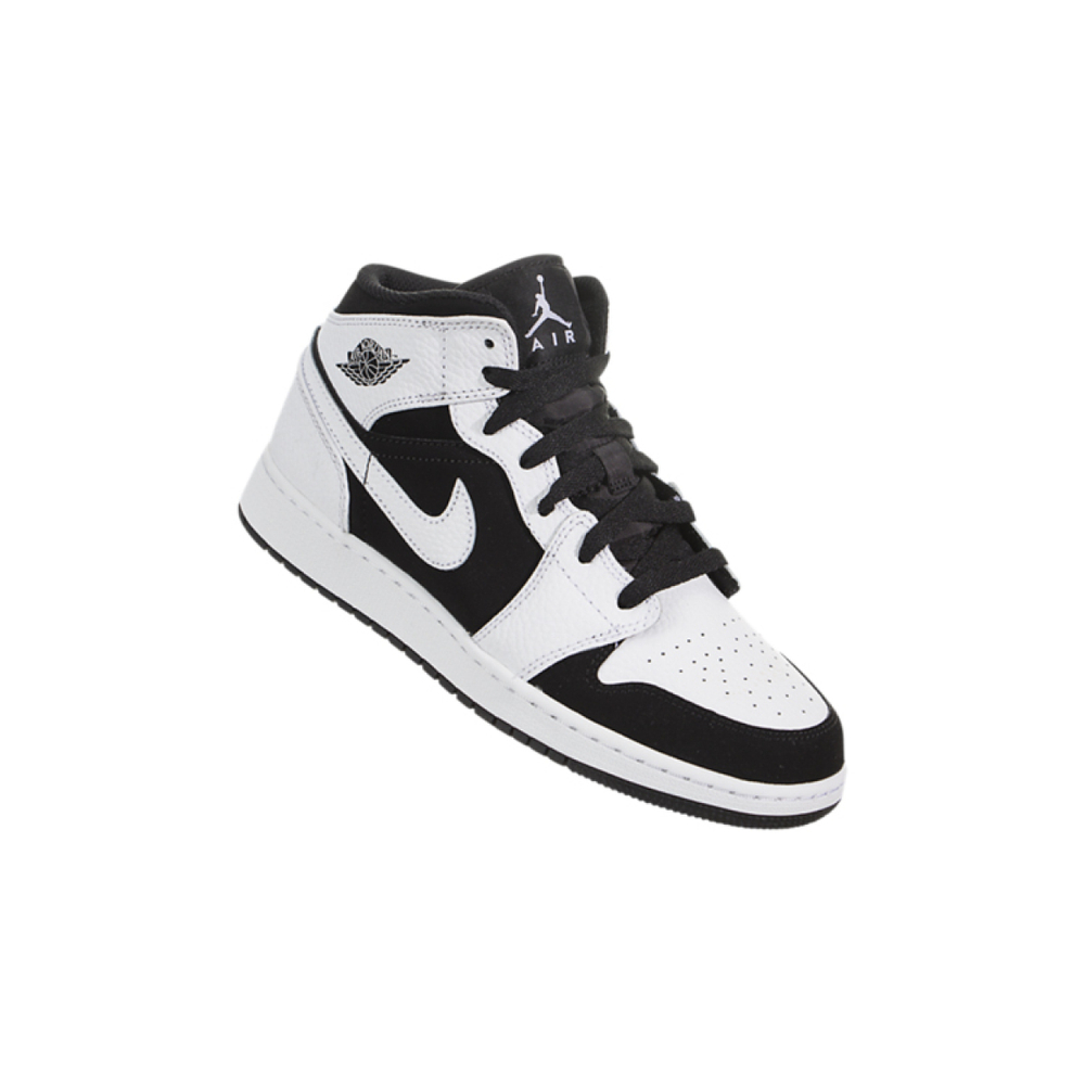 Кроссовки Air Jordan 1 Retro Mid GS White