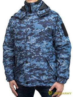 Курточная МИКРО РИП СТОП синий пиксель