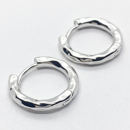 Ювелирные швензы Конго с родиевым покрытием, размер 19*3 мм, цена за пару