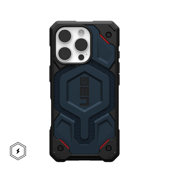UAG Monarch Pro Kevlar® with MagSafe Series Case for Apple iPhone 16 Pro Mallard (Синий)