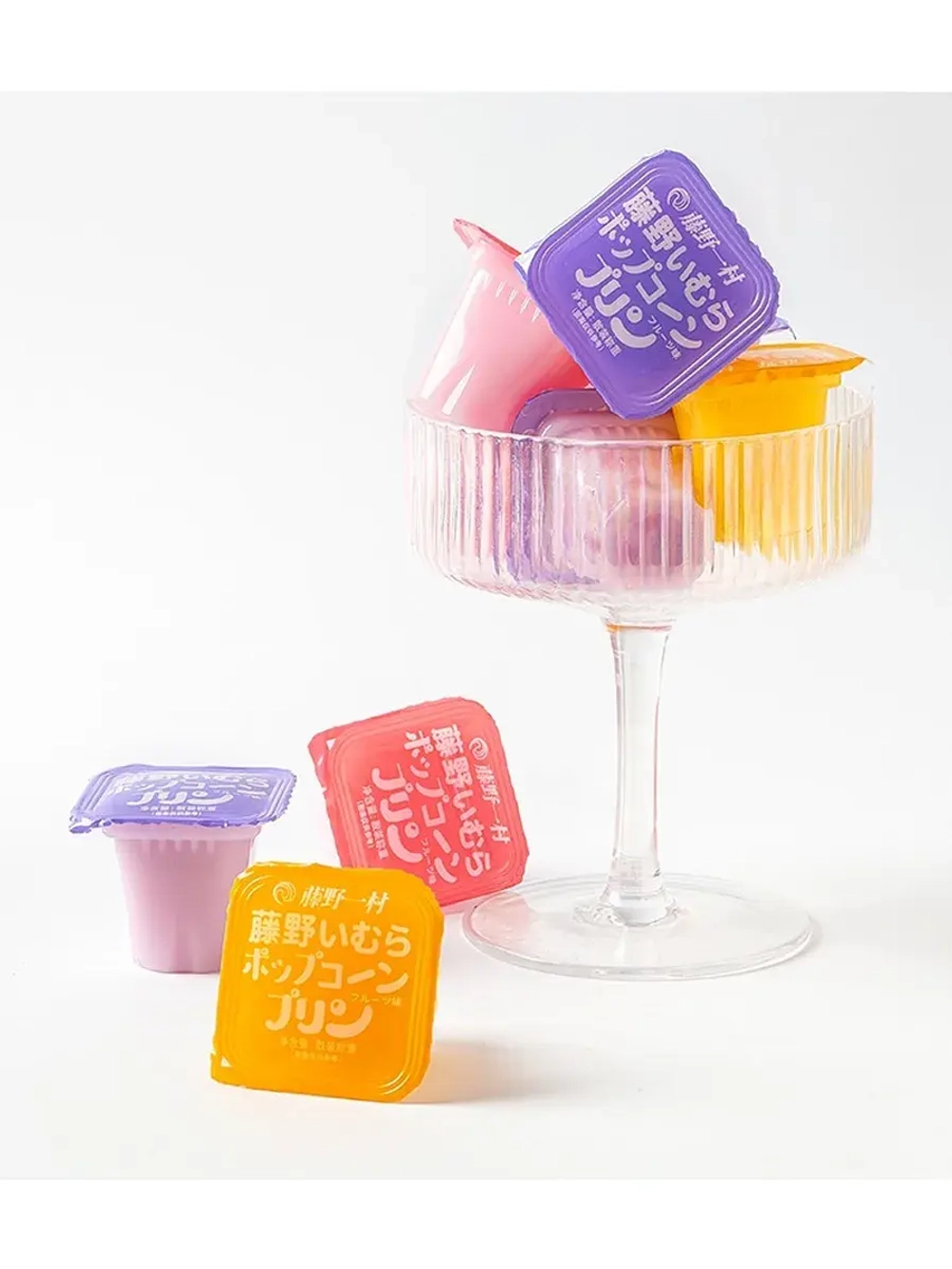 Желе пудинговое с шариками в стаканчиках Черника 306 г