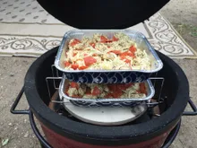 Керамический гриль Kamado Joe Jr. Red, 34 см, красный