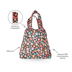 Сумка складная mini maxi shopper happy flowers