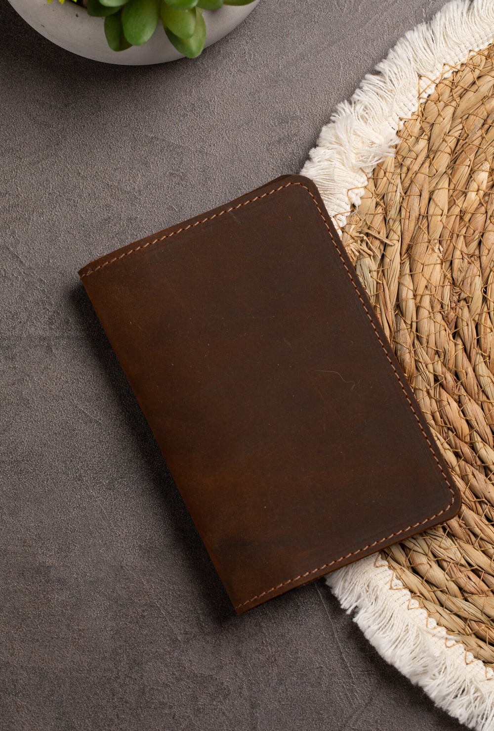 Обложка на паспорт Dark brown