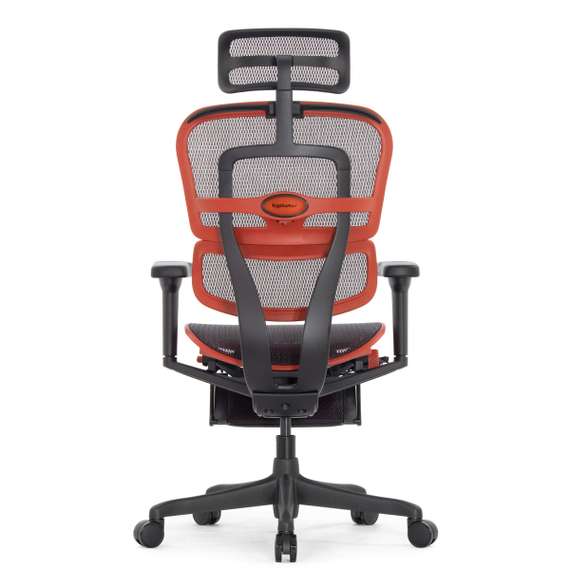 Кресло FALTO Ergohuman Ultra X9 GAMING с подножкой ( чёрный/ КРАСНЫЙ каркас /сетка Equator Red )