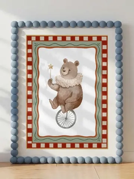 Постер 40х50 см в детскую дофаминовый декор