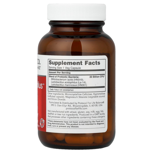Protocol for Life Balance, ProtoDophilus™ для женщин, 50 растительных капсул