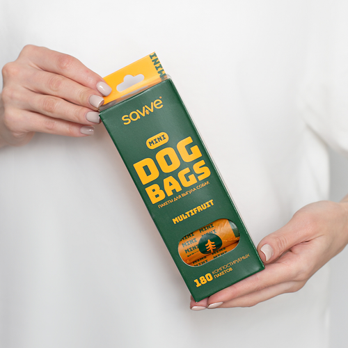 Биоразлагаемые пакеты Mini мультифрукт, 180 шт. SAVVE