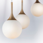 813013 Подвес GLOBO 1х40W E14 шампань/белый