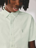 Рубашка с коротким рукавом для мальчика Next AB7-080, Мятный