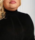 Хлопковый гольф avo plus size Persona by Marina Rinaldi - черный(1364232)