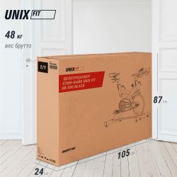 Велотренажер Спин-байк UNIX Fit SB-500 Black