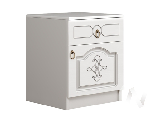 Тумбы Каролина (белый/белый глянец холодный)