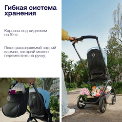 Прогулочная коляска Bugaboo Dragonfly complete Black/Desert Taupe-Desert Taupe