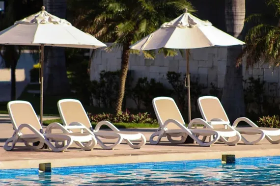 Шезлонг Alfa, белый, тортора