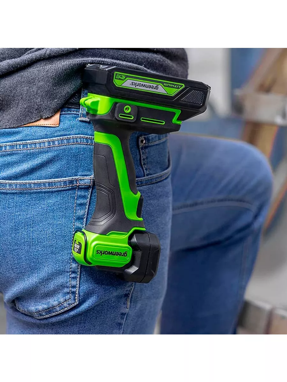 Фонарь аккумуляторный GREENWORKS G24SL200 24V, 200 лм, без АКБ и ЗУ ( 3502407)