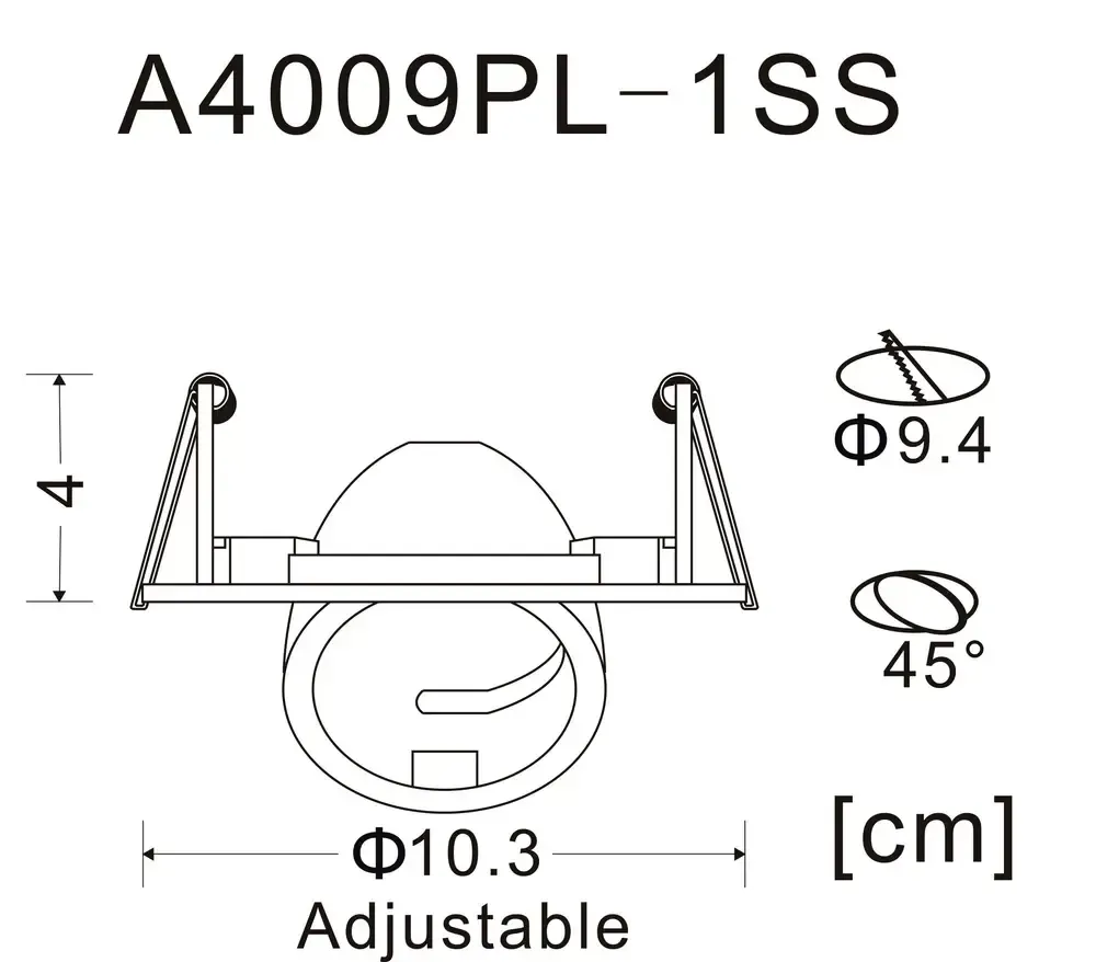 Точечный встраиваемый светильник Arte Lamp
