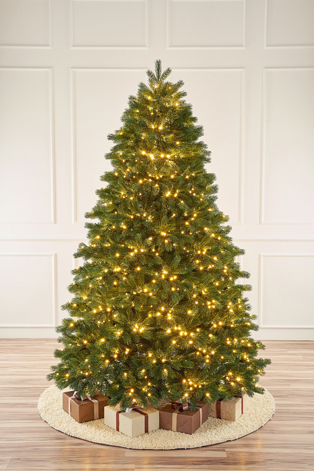 Ель искусственная с лампочками Императрица ELITE (лампочки - капля росы)