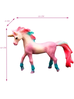 Набор фигурок животных Мир фэнтези Семья сиреневых единорогов 2 шт