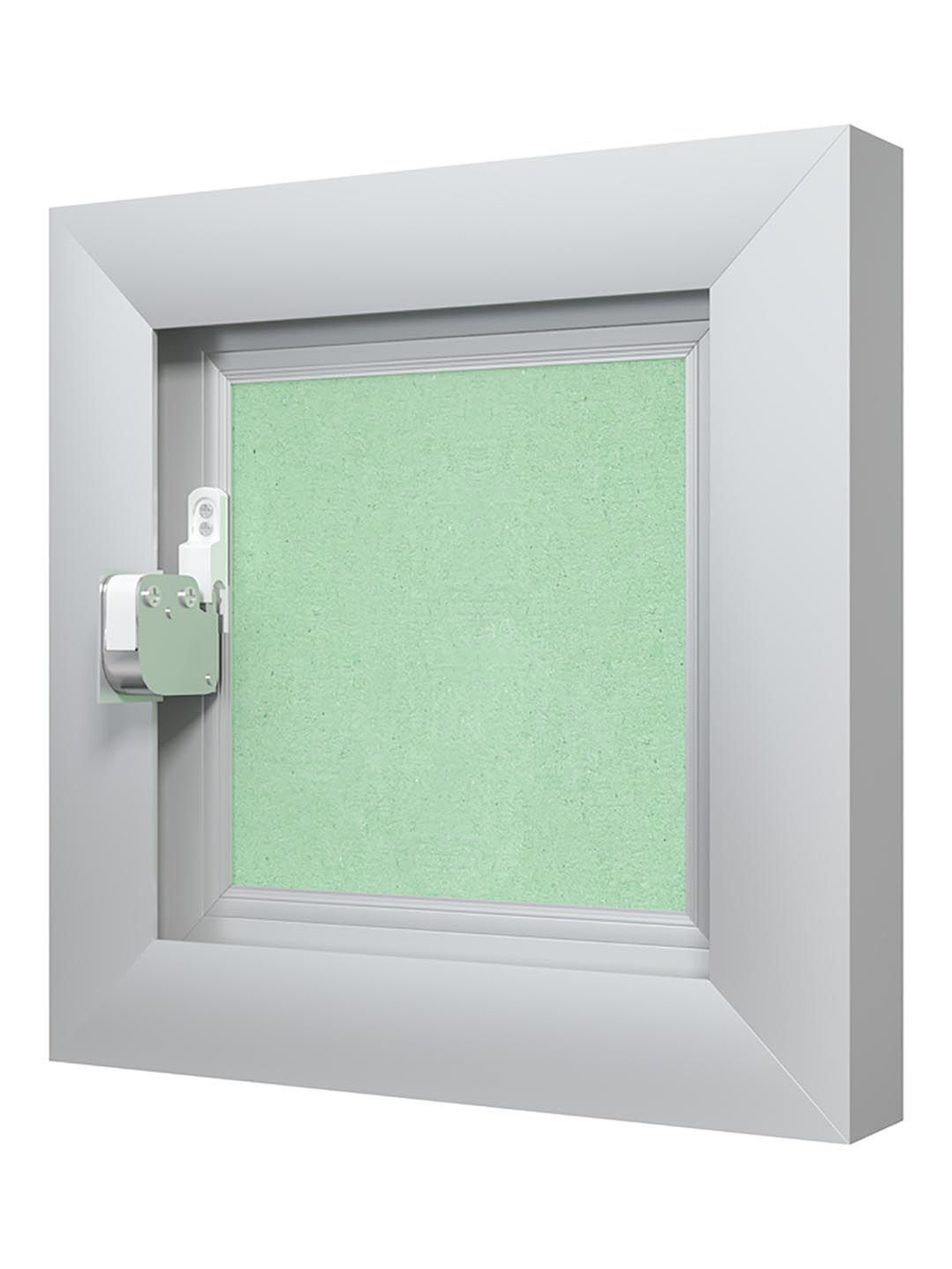 Люк ревизионный ЛПК 200х200 скрыт.монтаж алюминий EVECS