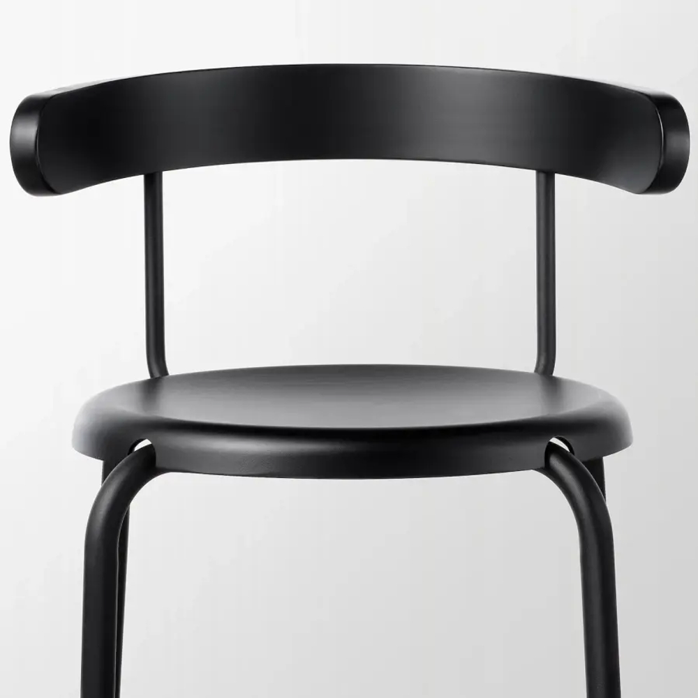 Барный стул - YNGVAR IKEA/ ИНГВАР ИКЕА, 99х53х51 см, черный