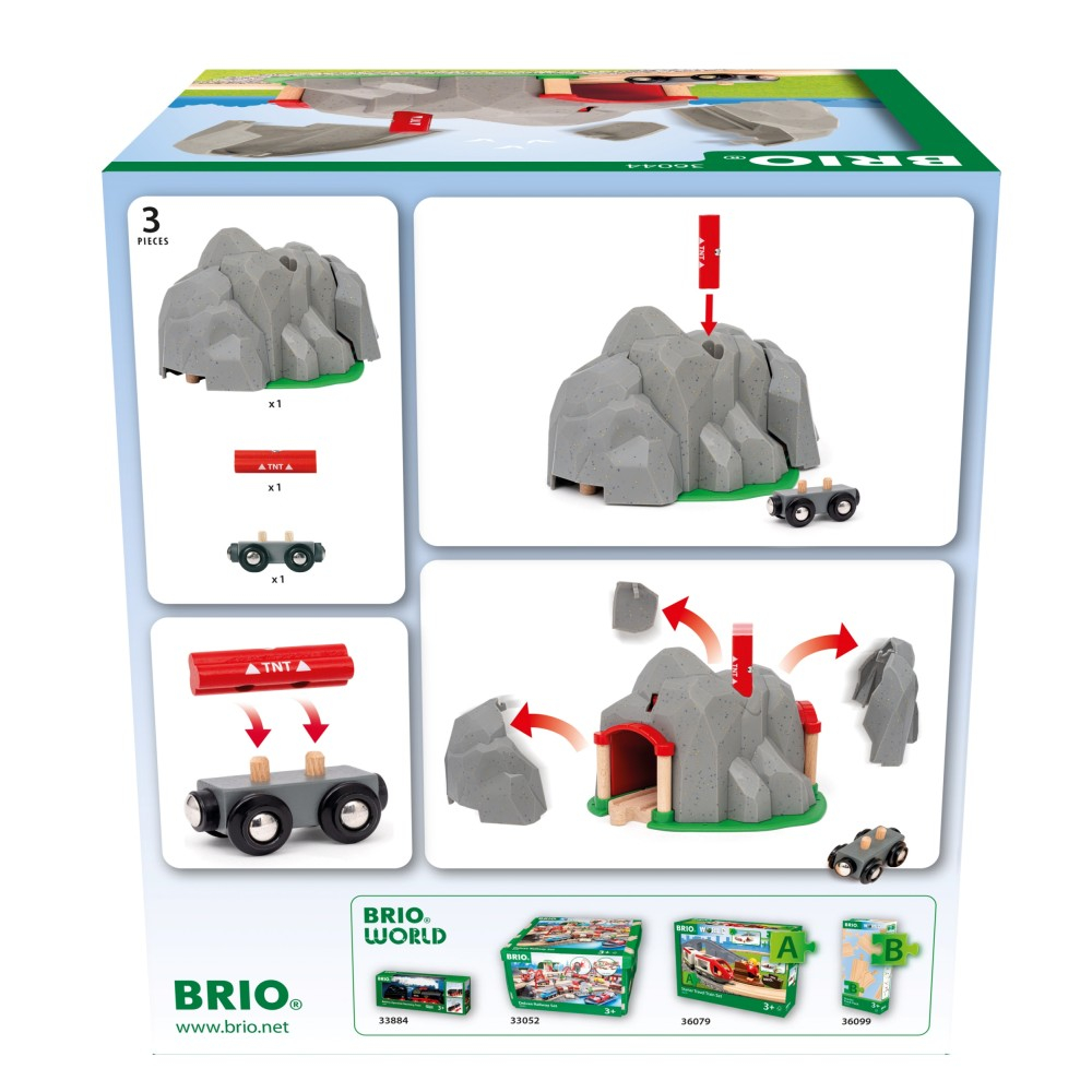 BRIO Kolejka - Взрывной туннель 36044