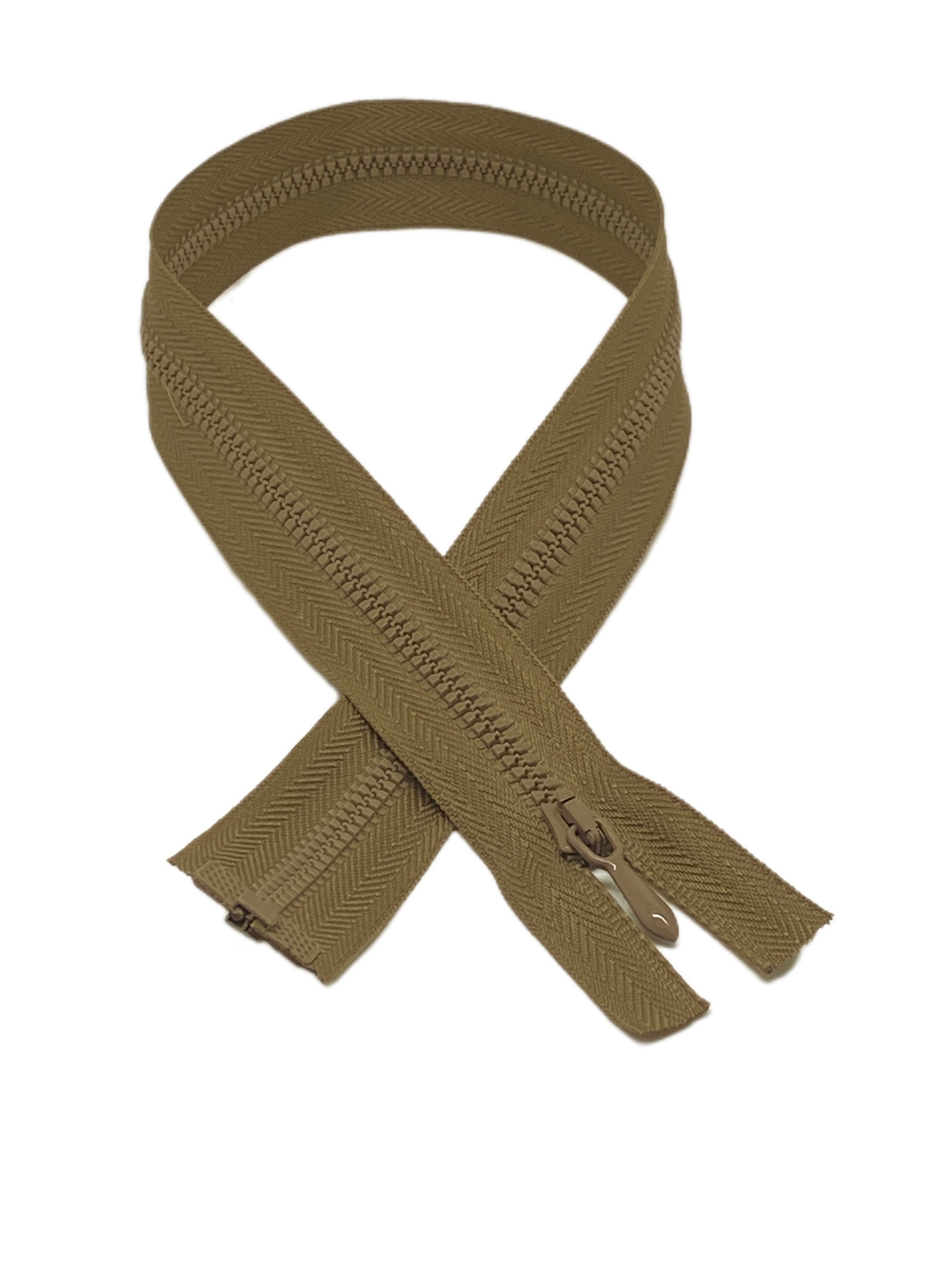 Застежка молния разъемная т-4 50 см мокрый песок