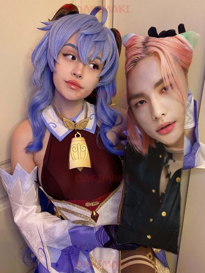 Мини дакимакура Хёнджин из Стрей Кидс | Stray Kids арт. M1030, 60х20 см