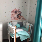 Стикер ЛЕВ И ЛЬВЁНОК