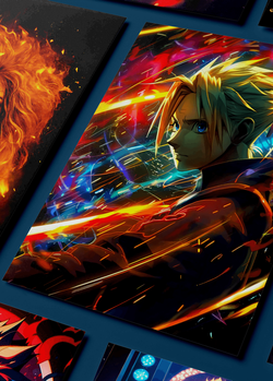 Картина на стену на металле от MetallSubArt "Стальной Алхимик"