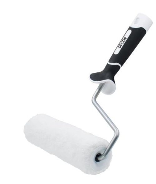 Валик Микрофибра 240мм, d42мм, d8мм, ворс 10мм, 2К Белый  DECOR /480-7240