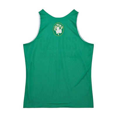 Баскетбольная футболка Mitchell&Ness NBA Reversible Mesh Practice Tank Vintage Logo Boston Celtics T-shirt, Green