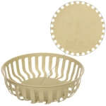 Сухарница пластиковая «SEGRETO» 26*8см оливковая