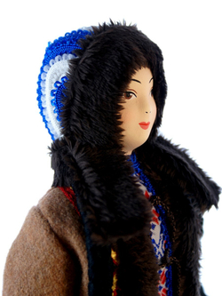 Кукла коллекционная Эвенки в женском костюме