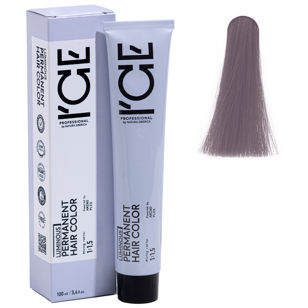 8.23 крем-краска ICE Permanent светлый блонд фиолетово-золотистый - 100 мл.